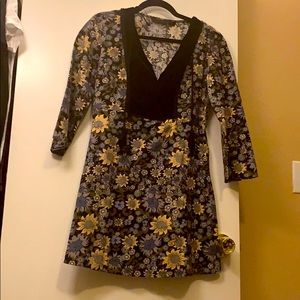 Zara Floral Long Sleeve Dress